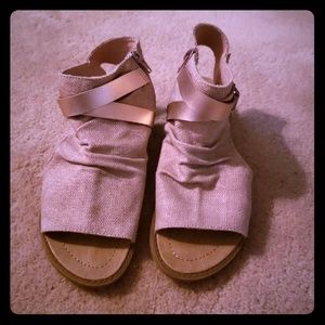 Rose Gold Strap Sandals